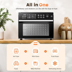 30L Air Fryer Oven with Rotisserie 1800W 18
