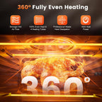30L Air Fryer Oven with Rotisserie 1800W 18