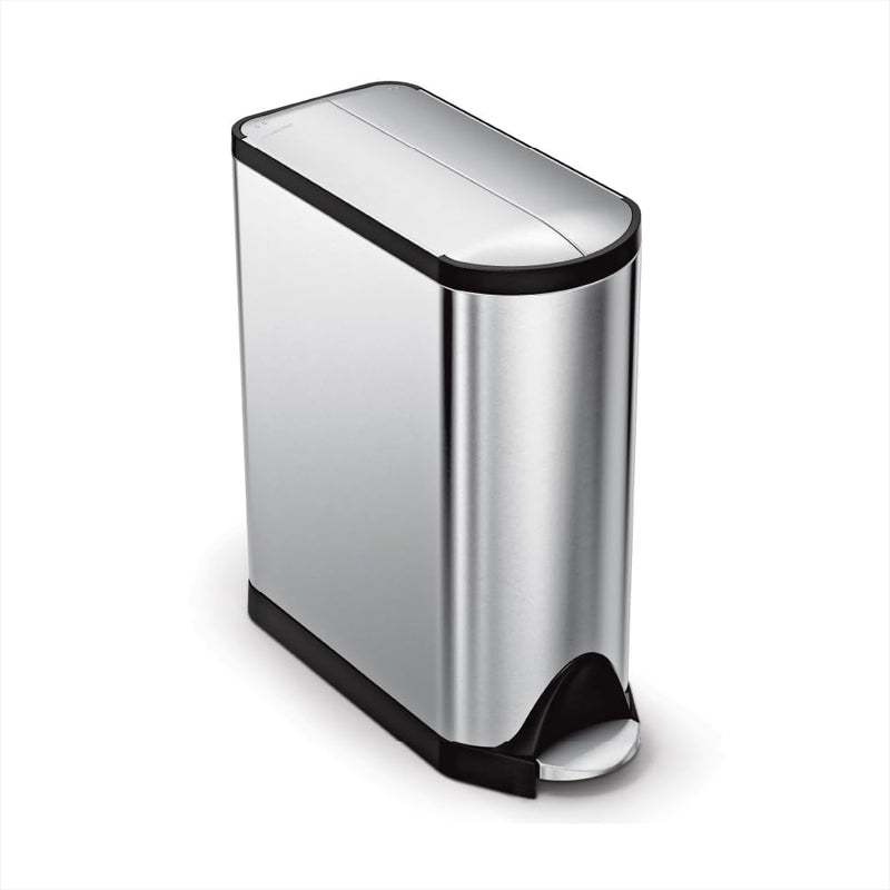 30L Slim Butterfly Kitchen Pedal Bin