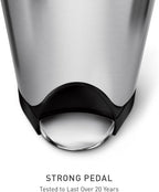 30L Slim Butterfly Kitchen Pedal Bin