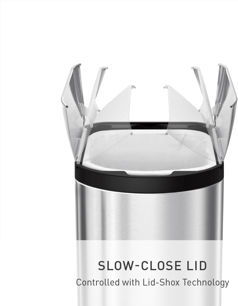 30L Slim Butterfly Kitchen Pedal Bin