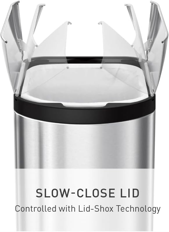 30L Slim Butterfly Kitchen Pedal Bin