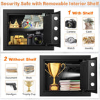 31L Anti-Theft Home Safe Box with Money Bag