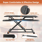 32 Inch Standing Desk Converter Height Adjustable Sit