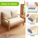 32pcs Chair Leg Floor Protectors Transparent Silicone Caps