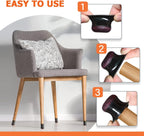 32pcs Chair Leg Floor Protectors Transparent Silicone Caps