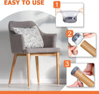 32pcs Chair Leg Floor Protectors Transparent Silicone Caps