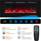 33 in Electric Fireplace Inserts Recessed