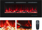 33 in Electric Fireplace Inserts Recessed