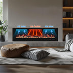 33 in Electric Fireplace Inserts Recessed