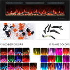 33 in Electric Fireplace Inserts Recessed