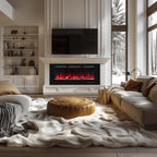 33 in Electric Fireplace Inserts Recessed