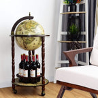 330MM 360MM Globe Drinks Cabinet Unique Eucalyptus Wooden