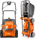 340r Electric Rotary Lawn Mower Cutting