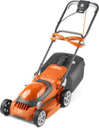 340r Electric Rotary Lawn Mower Cutting