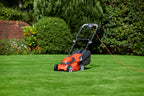 340r Electric Rotary Lawn Mower Cutting