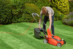 340r Electric Rotary Lawn Mower Cutting
