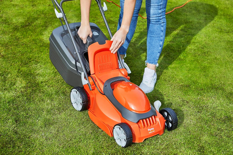 340r Corded Electric Wheeled Lawnmower 1400W Gives