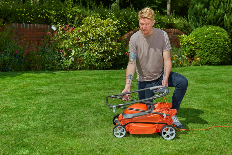 340r Corded Electric Wheeled Lawnmower 1400W Gives