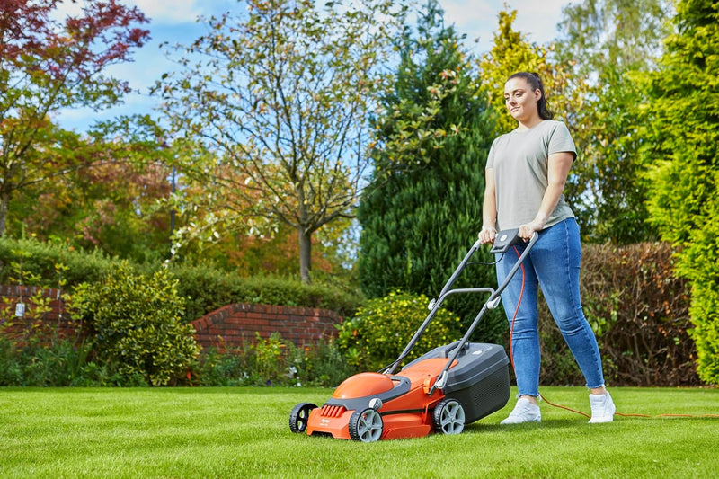 340r Corded Electric Wheeled Lawnmower 1400W Gives