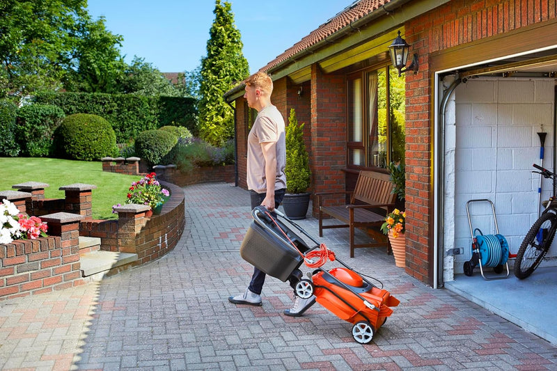 340r Corded Electric Wheeled Lawnmower 1400W Gives
