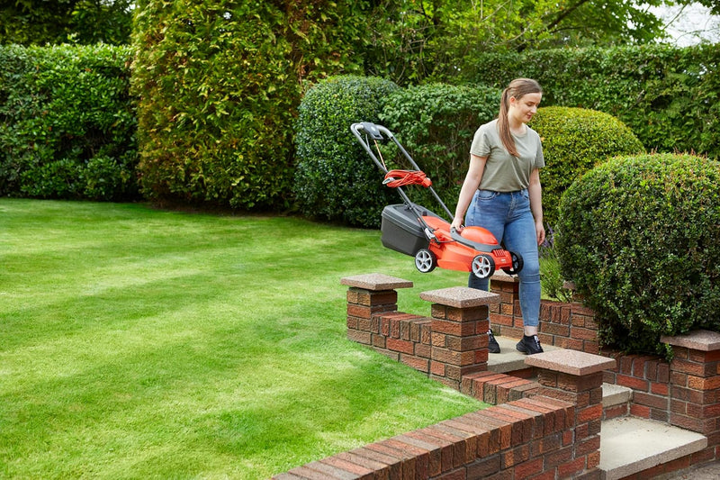 340r Corded Electric Wheeled Lawnmower 1400W Gives