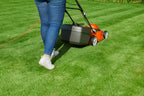 340r Electric Rotary Lawn Mower Cutting