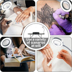 35''l Portable Foldable Vented Beauty Manicure Table Nail