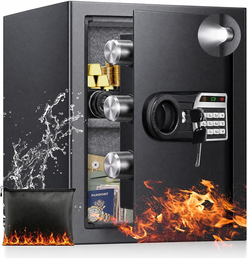35L Fireproof Waterproof Safe Digital Keypad LED Alert