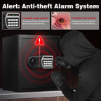 35L Security Safe Box Home with Fireproof Waterproof