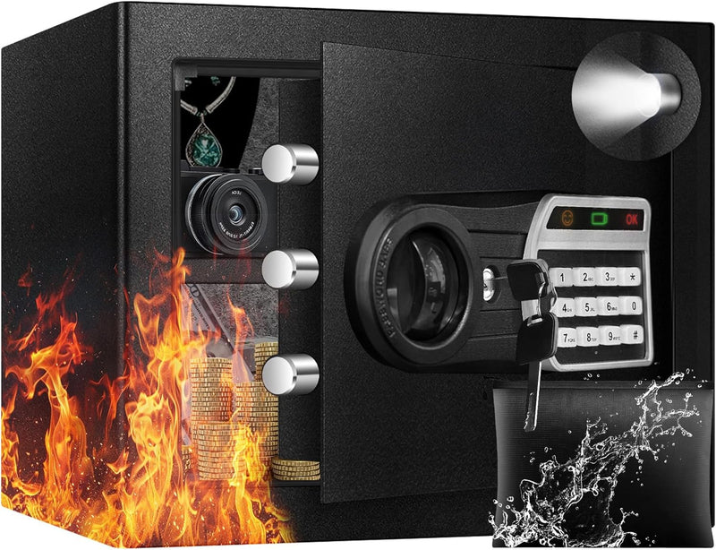 35L Fireproof Waterproof Safe Digital Keypad LED Alert