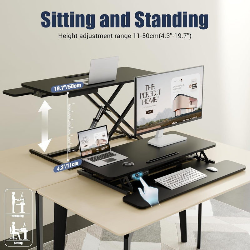 Electric Standing Desk Converter 36" 91CM