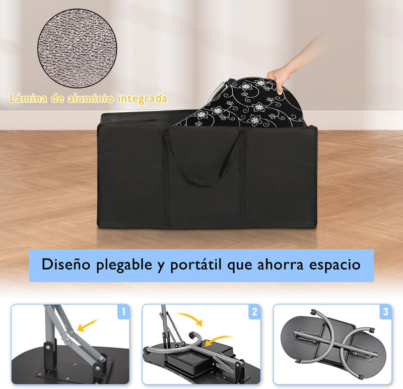 36''l Portable Foldable Manicure Table Nail Technician Desk