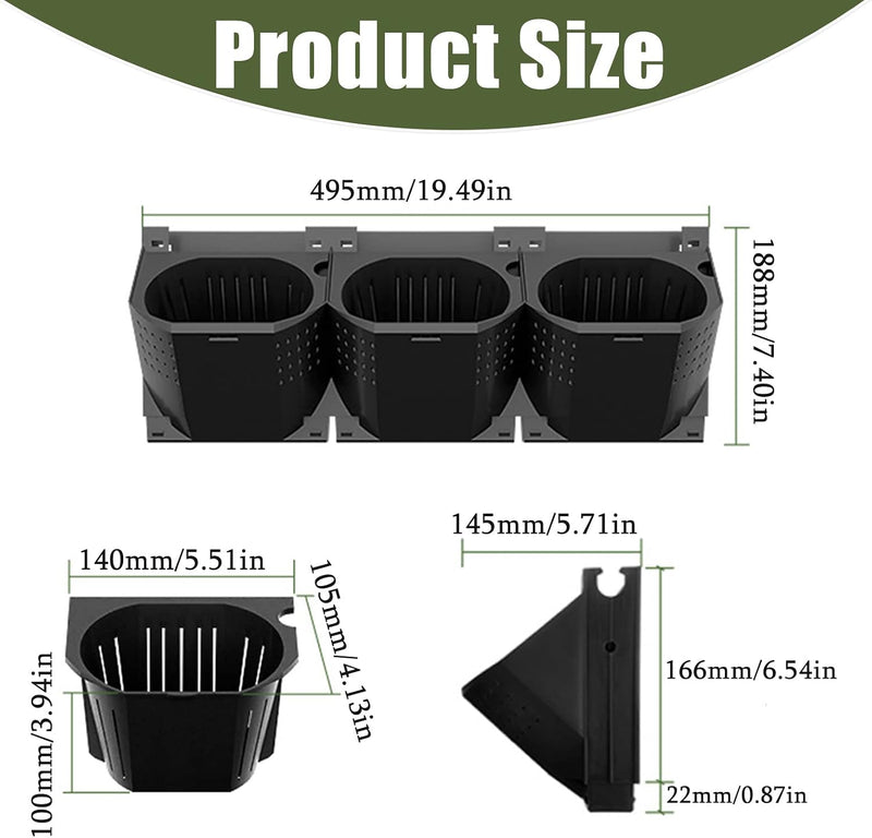 36 Pcs Self Watering Wall Planting Pot Hanging