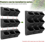 36 Pcs Self Watering Wall Planting Pot Hanging