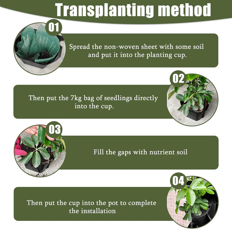 36 Pcs Self Watering Wall Planting Pot Hanging