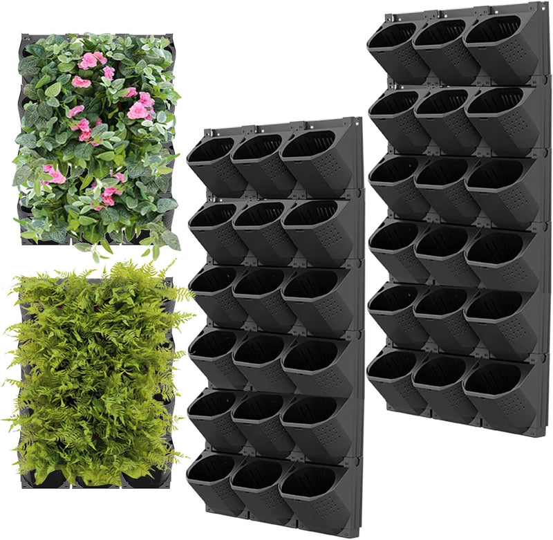 36 Pcs Self Watering Wall Planting Pot Hanging