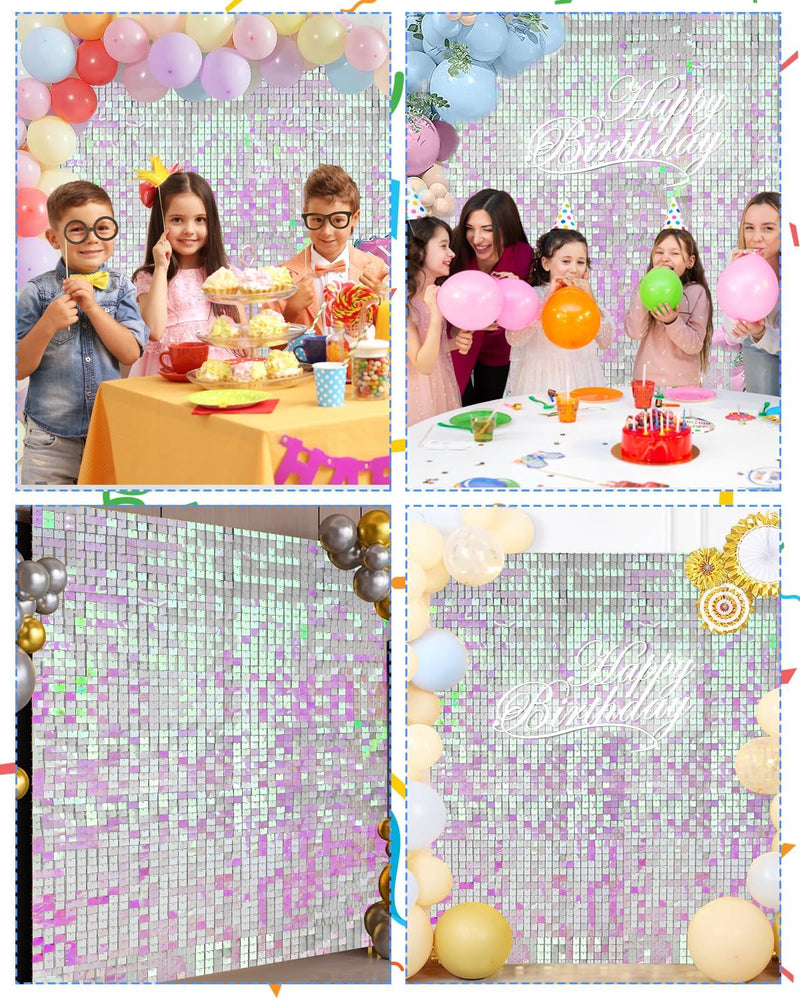 36 Pcs Shimmer Wall Backdrop Panels Sequin