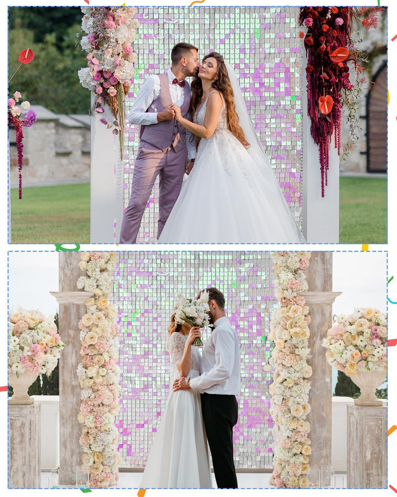 36 Pcs Shimmer Wall Backdrop Panels Sequin