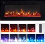 36" Wall Mounted Electric Fireplace Wilton