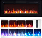 36" Wall Mounted Electric Fireplace Wilton with 2