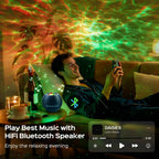 360 Lights Galaxy Projector+15 Noise Machine Bluetooth Birthday