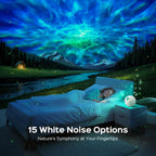 360 Lights Galaxy Projector+15 Noise Machine Bluetooth Birthday