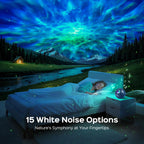 360 Lights Galaxy Projector+15 Noise Machine Bluetooth Birthday