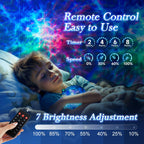 360 Lights Galaxy Projector+15 Noise Machine Bluetooth Birthday