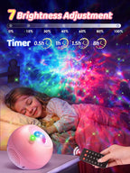 360 Lights Galaxy Projector+15 Noise Machine Bluetooth Birthday