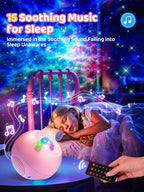 360 Lights Galaxy Projector+15 Noise Machine Bluetooth Birthday