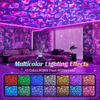 360 Lights Galaxy Projector+15 Noise Machine Bluetooth Birthday