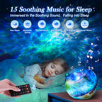 360 Lights Galaxy Projector+15 Noise Machine Bluetooth Birthday