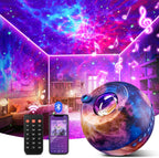360 Lights Galaxy Projector+15 Noise Machine Bluetooth Birthday